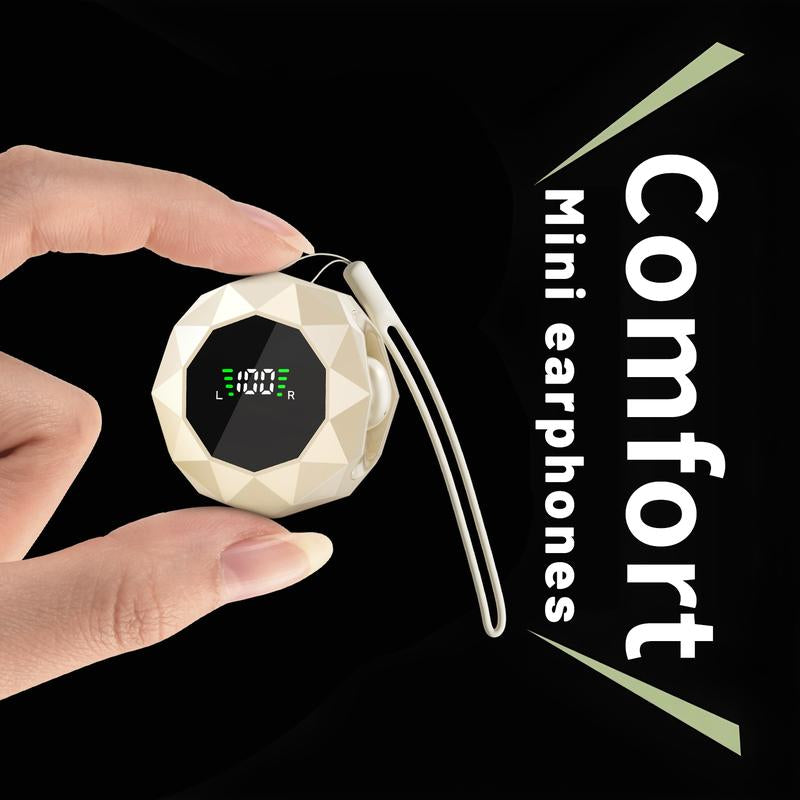 MSHUKCOE Mini Wireless Sleep Earbuds for Side Sleepers, Bluetooth 6.0 In-Ear Headphones with Noise Reduction,Ultra Small Hidden Earphones, Comfortable Fit for Long Wear & Deep Sleep&Work