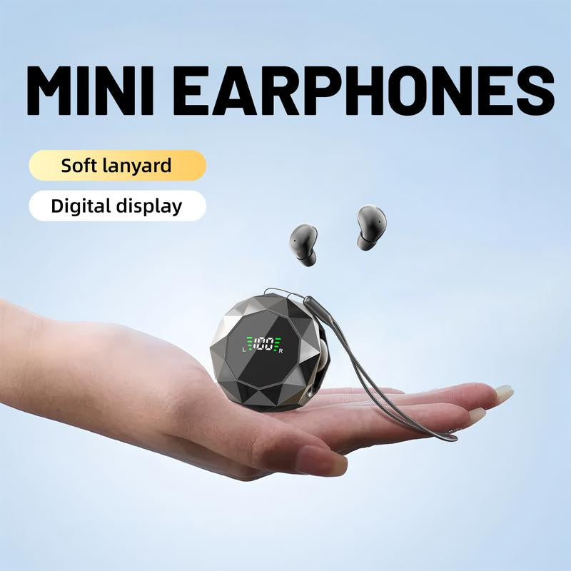 MSHUKCOE Mini Wireless Sleep Earbuds for Side Sleepers, Bluetooth 6.0 In-Ear Headphones with Noise Reduction,Ultra Small Hidden Earphones, Comfortable Fit for Long Wear & Deep Sleep&Work