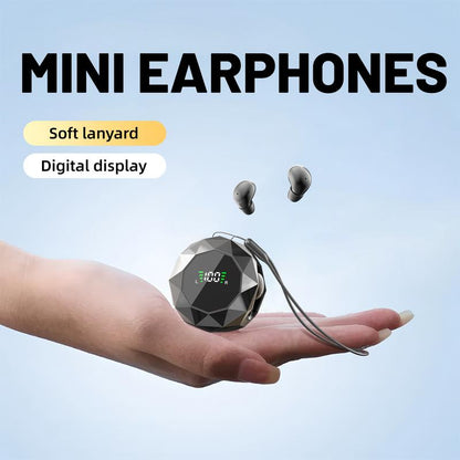 MSHUKCOE Mini Wireless Sleep Earbuds for Side Sleepers, Bluetooth 6.0 In-Ear Headphones with Noise Reduction,Ultra Small Hidden Earphones, Comfortable Fit for Long Wear & Deep Sleep&Work